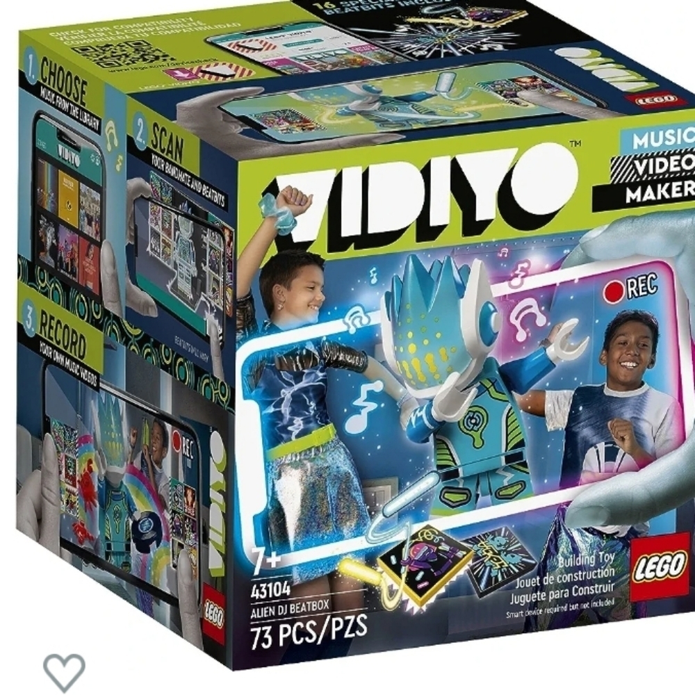 LEGO VIDIYO Alien DJ Beatbox 43104 Building Kit with Minifigure; Creative Kids W